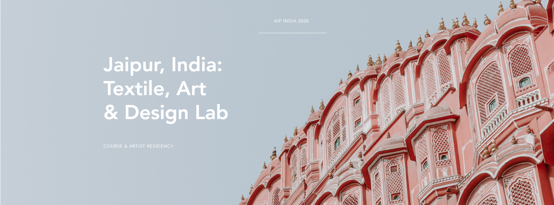 Jaipur, India: Textile, Art & Design Lab